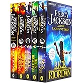 Percy Jackson 5 Books Collection Set Pack The Lightning Thief New