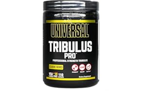 Universal Nutrition TRIBULUS PRO natürlicher pflanzlicher Hormon Booster unterstützt die normale Hormonproduktion mit Saponine, Flavonoide & Sterolen, fördert Kraftzuwachs & Muskelaufbau, 110 Kapseln