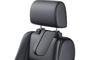 LATIT Car Seat Headrest Pillow, Premium Car Head Support, Detachable Head Neck Support Adjustable Car Neck Pillow for Kids Adults-Single Side