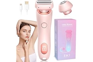 RUILEYOU Skin Glow Nano Rasierer, 2024 Neu Skin Glow Pro Rasierer, Divanity Rasierer, Divanity Skin Glow Rasierer, Skin Glow Pro Nano Rasierer, Skinglow Pro - Nano Rasierer, 2-in-1 Wechselklinge, UBS (Rosa)