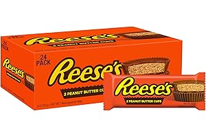 Reese's Juego de 2 tazas de mantequilla de cacahuete, 24 unidades (24 x 39,5 g) – Artículo de degustación ideal para Reese's principiantes, el icono legendario de los Estados Unidos