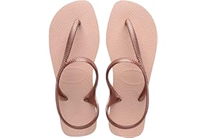 Havaianas - Flash Urban, Sandales Confortables, Élégantes et Polyvalentes, Fermeture à la Cheville, Lanières Métallisées Croisées, Femme