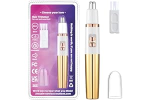 NUMIFUN Tondeuse à poils de nez pour femme, tondeuse à cheveux sans douleur pour les oreilles et le nez pour femmes, tondeuse à sourcils, visage, oreilles, tondeuse à cheveux pour le nez, professionnelle