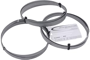 SMI SWISS MADE INDUSTRIES GMBH SMI Set of 3 Saw Blades Bi-Metal M42 Dimensions 1140 x 13 x 0.65 mm 10/14 TPZ for Güde MBS 105 V, Scheppach MBS 1200, Parkside PMB 1100 B2, Einhell TE-MB 18/127 Saw Blade Band Saw Blade