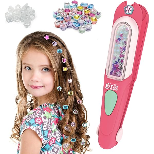 YeahBoom Hair Bedazzler Kit,Haar Diamanten Maschine+861 Diamond+118 Zubehör,Diamanten Haare,Strasssteine Haare,Haarschmuck Maschine,zum Anbringen der Strasssteine am Haar Kleidung und Accessoires