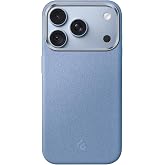 Minesk iPhone 17 Pro Max/18 Pro Max i&ccedil;in MagSafe ile Uyumlu &Ccedil;izilmeyen ve Parmak İzi Tutmayan Deri G&ouml;r&uuml;n&uuml;ml&uuml; Metal Tuşlu ve M