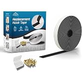 Lifekrafts Self Adhesive Nylon Hook Tape Roll with Thumbnails |Hook Tape Only (No Loop Tape)| Door&Window Net Replacement Tap
