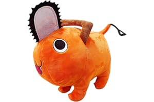 Chainsaw Man Peluche, Peluche pour Enfant, Anime Peluche Jouets, Chainsaw Man Animaux en Peluche, Ultra Douce Jouets en Peluche, Poupée en Peluche Amusant Cadeau pour Enfants Filles et Garçons