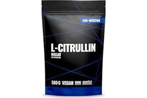 ‎GYM NUTRITION L-Citrullin Malat Pulver 2:1 – 500g – Hochdosiert – Vegan – produziert in Deutschland – Aus pflanzlicher Fermentation – Aminosäure