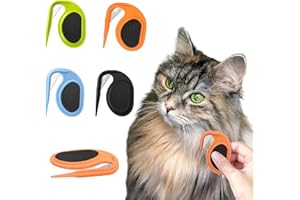 Amebleak Knotting Comb for Cats, 4 PCS Coupe Noeud Chat Poil Long, Peigne à Nouer Pour Animaux De Compagnie, Couteau A Noeud Pour Chat Chien, Couteau de Toilettage pour Animaux à Poils Longs