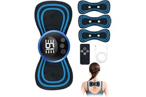 KXYINOS Wireless TENS Machine for Pain Relief, Muscle & Nerve Stimulator with 8 Modes, 19 Levels, 3 Reusable Gel Pads, Rechargeable TENS Unit for Neck, Shoulder, Back, Knee, Body Muscle Pain Relief