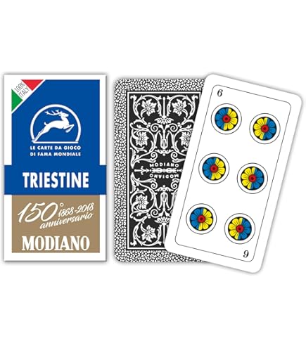 Jeu De Cartes Régionales Italiennes - 40 Cartes Plastifiées - Piacentine, Sicilienne, Romagnole, Napolitaine... (Trevisane)