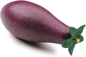 Drewniane jedzenie do zabawy - Pretend Play Sklep spożywczy - Bakłażan/bakłażan warzyw firmy Erzi