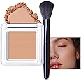 Blushers for Cheeks Make up Blusher, Matte Bronzer Powder Blushes Korean Makeup Blush, Natural Look Long-Lasting Blush, Light Brown Makeup Palette with Brush