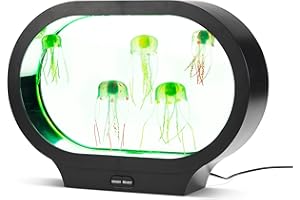 RED5 Oval Realistic Jellyfish Tank Lamp Mains Powered Colour Changing LED Light