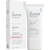 The Purest Solutions Lekeli Ciltler İ&ccedil;in Antioksidan Destekli G&uuml;neş Kremi, 50+ SPF UVA/UVB Blemish Defense, Antioxidant Prote