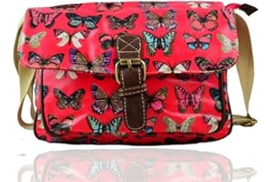 RS.FASHIONS Satchel Oilcloth Butterfly Single pocket Small/mini cross body messenger Bags