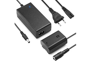 ENEGON NP-FZ100 Dummy Battery AC-FZ100 DC Coupler Adapter Kit Compatible with Sony A6600, A7C, A7III, A7RIII, A7RIV, A9, A9R, A9S, Alpha 9, Alpha 9R, Alpha 9S, Digital Camera