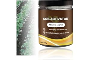 GENERIC Soil Activated Treasure Soil, 2025 New Organic Soil Activator & Plant Fertilizer for grass,Raised Garden Beds, Potting Mix, and Seedling Compost Prevent Compaction, Promote Plant Rooting (120g)