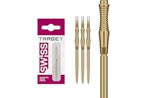 ‎TARGET DARTS Target Darts Swiss Point Storm-Dart-Points, RST (3er-Set Points) 30 MM/35 MM/42 MM – Gold/Silber/Schwarz | Dart-Point-Wechsel, Swiss Storm Points, Profi-Dartzubehör