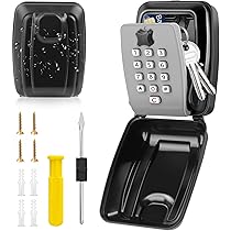 Cassetta Sicurezza Chiavi Txeouse 2 Pezzi - Cassaforte Digitale 4 Cifre Da Esterno - Foto 4