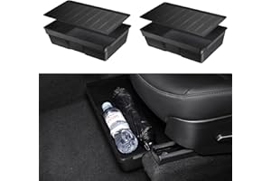 BASENOR Tesla Model Y pudełko do przechowywania pod siedzeniem, wodoodporna ukryta taca, pojemniki pod siedzeniem, akcesoria Tesla Model Y, 2021, 2022, 2023, 2024, 2024, 2024