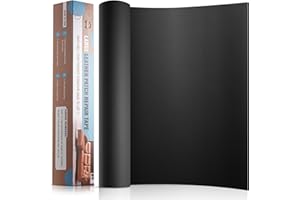 OAZ Parches de Reparación de Cuero Autoadhesivo, Cinta de Reparación de Cuero 40 x 80 cm, Grandes Parches de Cuero Adhesivos para Sofás, Muebles, Asientos de Automóviles Negro