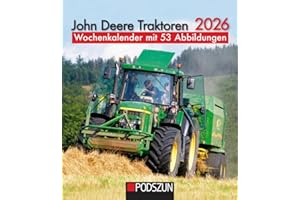 John Deere Traktoren 2026: Wochenkalender mit 53 Abbildungen