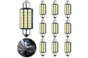 FFTANXS Led innenraumbeleuchtung auto, Led Auto Innenbeleuchtung 41MM Kaltweiss, LED Innenbeleuchtung Streifen,Plug and Play 12V innenraumbeleuchtung,Auto Beleuchtung Innenraum, Auto Licht Innenraum