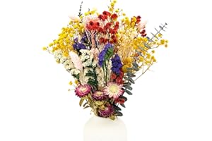 CAwished Flores Secas Naturales y Preservadas Conjunto de 32 Pcs para Decoracion Ramos de Flores Secas DIY Manualidades Arreglos Florales de Boda y Decoracion del Hogar
