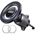 UGREEN Car Phone Holder MagSafe Car Mount, [360° Rotation Super Stable], One-hand Auto Lock, No Blocking Air Vent Magnetic Mobile Holder Accessories, Fit for iPhone 16/15/14, Samsung S25/24/23/Z Flip