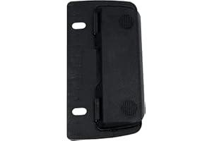 Wedo 67801 Dziurkacz Kieszonkowy z 2 Otworami z Linijką 12 cm, Czarny