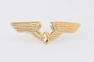 Zunftbedarfde Abzeichen Flügelrad DB 50-iger Jahre goldf. (groß)