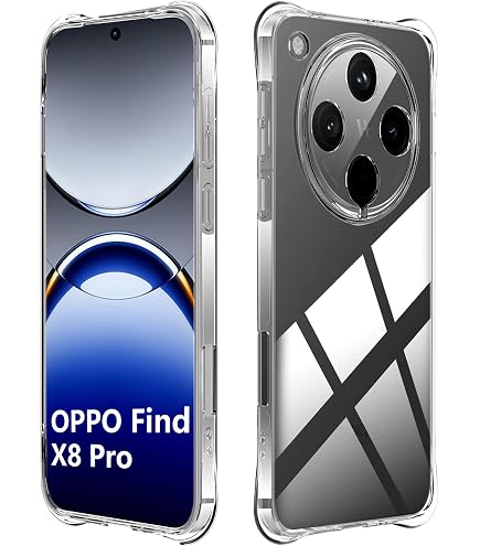 Ivoler Silikon Hülle Für Oppo Find X8 Pro – Militärischer Schutz, Dünn, Kratzfest, Schwarz