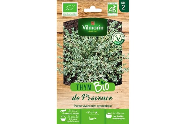 Vilmorin - Sachet graines Thym de Provence BIO - Thymus vulgaris