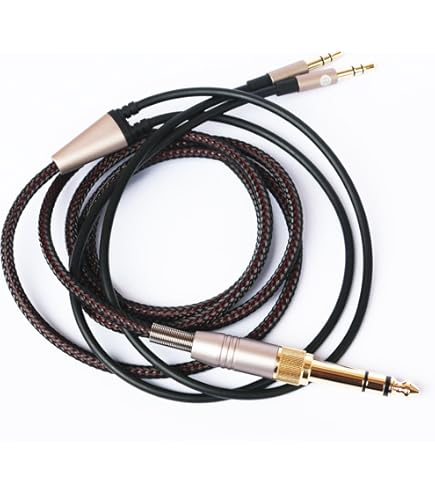 Câble Rechange Casque Haute Fidélité Câble Audio Ablet XLR 4 Broches Vers Double 3.5mm - 2m - Compatible Beyerdynamic T1/T5p - Qualité HiFi Câble Audio XLR Beyerdynamic