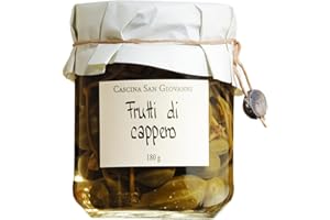 ‎CASCINA SAN GIOVANNI Cascina San Giovanni Kapernäpfel in Weinessig 180 gr.