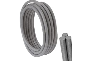 OWDFF Profilo di Riempimento per Fughe Ø8mm x 15 M Filo Rotondo in Polietilene per il Riempimento di Sigillanti per Giunti (Ø8mm)