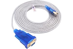 DTech USB to RS232 Serial Adapter 3m DB9 Female Cable COM Port with FTDI Chipset Supports Windows 11 10 8 7 Mac Linux