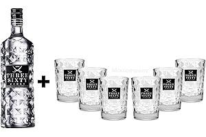 THREE SIXTY-THREE SIXTY Three Sixty Set Geschenkset ? Three Sixty Vodka Wodka 0,7L 700ml (37,5% Vol) + 6x Tumbler 0,2l 200ml Facettenschliff Glas- [Enthält Sulfite]