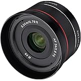 Samyang AF 24 mm F2.8 FE (Tiny but Wide) - grandangolo 24 mm grandangolo focale fisso per Sony E, FE, E-Mount, per fotocamere