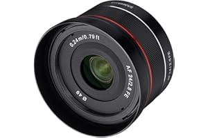 Samyang AF 24 mm F2.8 FE (minuscule mais large) – Objectif à mise au point automatique à focale fixe grand angle 24 mm pour Sony E FE E-Mount pour Sony A9 A7 A6500 A6300 A6000 A5100 A5000 Nex Cameras