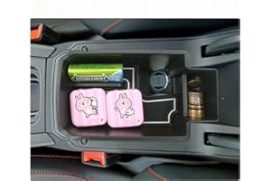 BIXUAN Vano Portaoggetti compatibile con Seat Leon MK4 KL1/KL8 Cupra Formentor 2020-2023 Bracciolo Secondario,Scatola Organizer da Braccioli Tappetino Antiscivolo,Immagazzinaggio Console Centrale