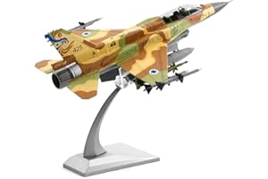 NUOTIE F-16 Fighting Falcon 1/72 Kit de Modelo de Avión de Metal Fundido a Presión Avión de Combate Aleación Modelo Preconstruido con Soporte para Adultos Colecciones o Regalo (F-16I-Israel)