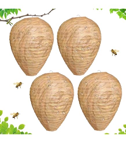 Leurre De Accent De Guêpe Non Toxique, Leurre D'équation De Faux Accent, Chasseurs De Elons, Lanternes De Ruche, Piège Répulsif De Jardin, 1 à 5 Pièces