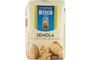 De Cecco - Hartweizengrieß - 1 kg Beutel - Semola di grano duro rimacinata 2 x 1 Kg