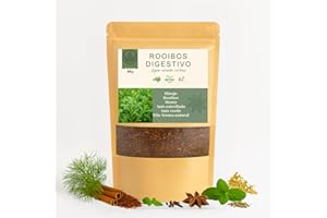 TE Y TRADICIÓN Té Rooibos sabor menta e hinojo | Infusión Natural Sin Teína | Roibos en Hojas Sueltas | Rooibos Orgánico con Alto Poder Antioxidante | Infusiones Adelgazantes | Té Roiboos Puro para Dormir, Digestión