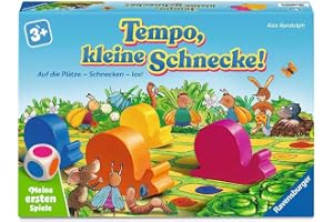 Ravensburger 12010016 Tempo, liten snigel - Mina första spel: barnspel, spel från 3 år, för 2-6 spelare, present till flickor eller pojkar