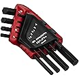 Facom FCM82HJP9A 82H.JP9A Metric Hexagon Key Set - Red (9-Piece)