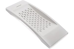 BRANQ HOME ESSENTIAL BranQ - Home essential Spätzlereibe mit Teigschaber, Spätzlehobel aus BPA-frei Kunststoff, 1 Stück, creme 320 x 118 x 30 mm